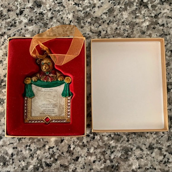 Christmas Ornament Photo Frame Teddy Bear - Picture 9 of 9